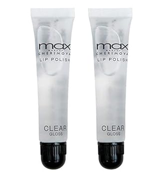 Cherimoya MAX Makeup Clear Lip Polish 2 Pieces