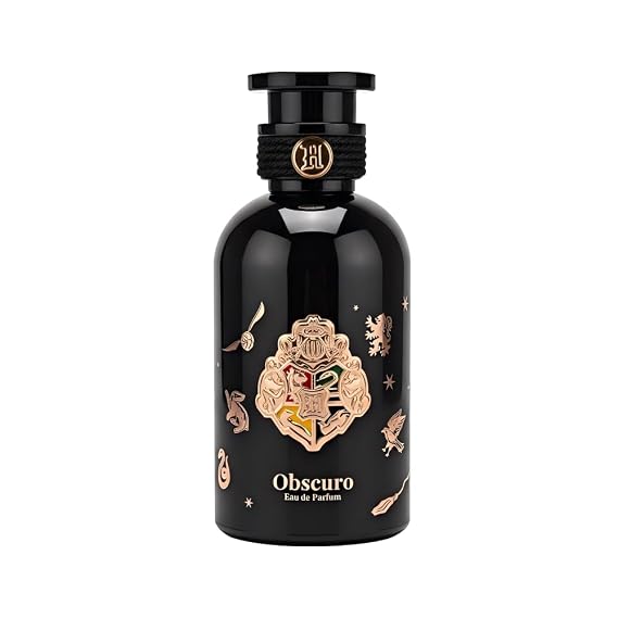 MINISO Harry Potter Obscuro Perfume Oriental Woody Amber Eau de Parfum, Warm Spicy Long-Lasting Scent for Unisex, 3.38 FL OZ / 100 ml