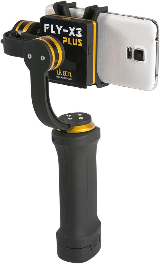 Ikan FLY-X3-PLUS 3-Axis Smartphone Gimbal Stabilizer Includes GoPro, Small and Larger Gimbal Cradles