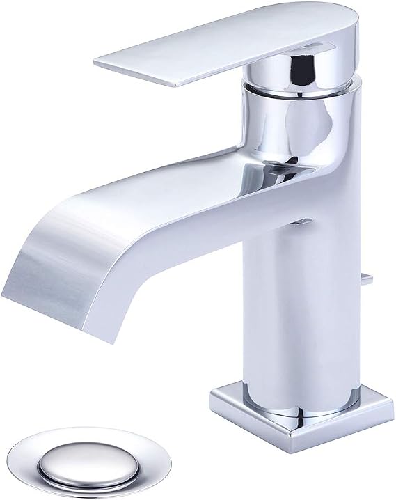I4 - Single Handle Bathroom Faucet - Polished Chrome