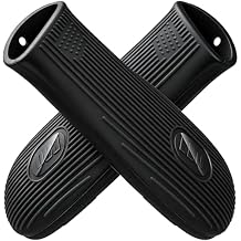 Cbiumpro 2-Pack Cast Iron Handle Cover, Silicone Heat Resistant Hot Cast Iron Skillet Pan Handle Covers Holder Sleeve