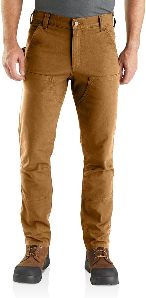 Carhartt Mens Rugged Flex Slim Fit Duck Double Front Pant