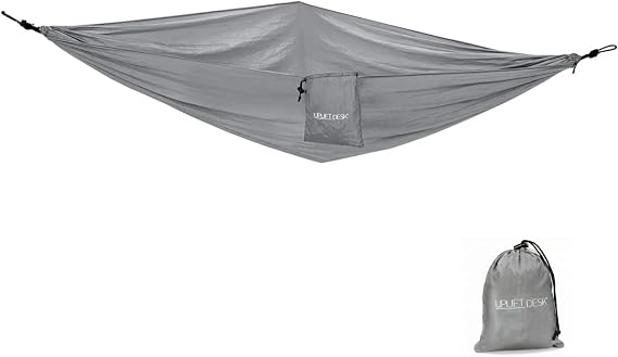 UPLIFT Desk Under Desk Hammock Hammock for Office, Ergonomic Office Supplies Perfect for Rest & Relaxation, Durable and Easy to Use (Gray)