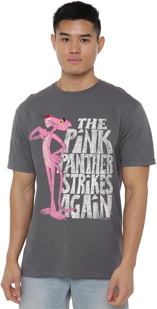 MGM Strikes Again - Pink Panther Adult T-Shirt, X-Large