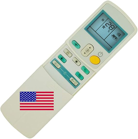 Universal Replacement Remote Control for Daikin CTXS09DVJU FTXS24DVJU FTX50GV1B FTX60GV1B CTXS50D(2) VMW(L) FTKS20D(2) VMW(L) FTKS25D(2) VMW(L) Air Conditioner