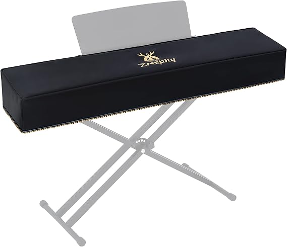 Piano 88 Keys Keyboard Dust Cover with Music Stand Opening of Zipper Design, Dust Proof Cover Compatible for Yamaha P35 P45 P48 P71 P85 P95 P105 P115 P125 Digital Pianos Keyboards