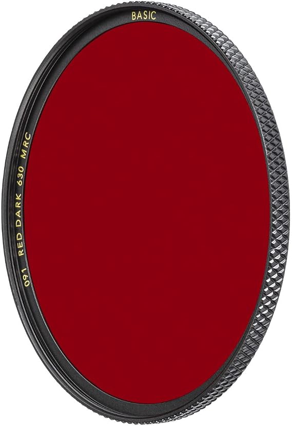 B+W 39mm Basic Black & White (Dark Red) MRC 091M Glass Filter