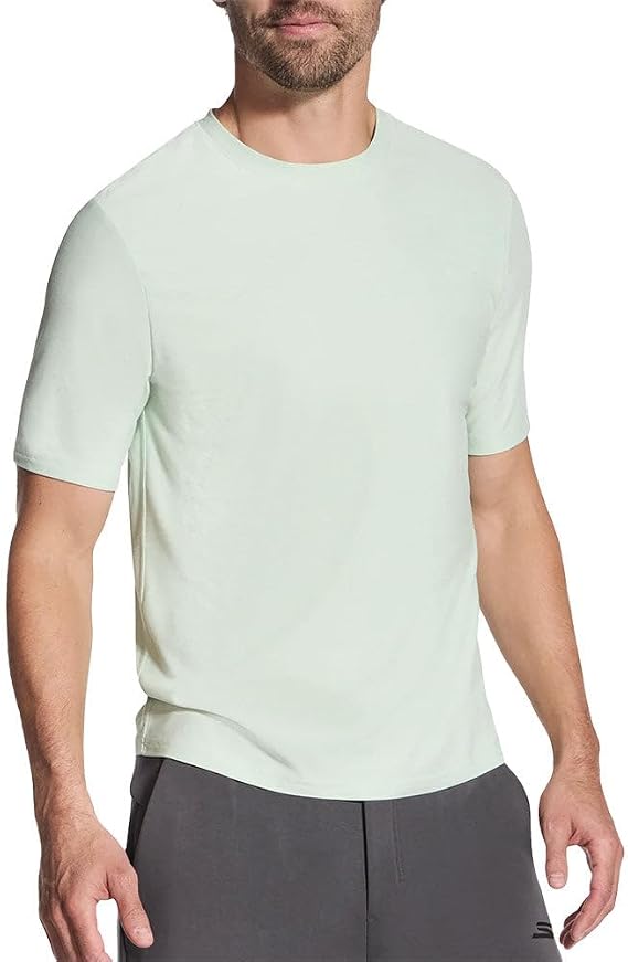Skechers Men's GO DRI All Day T-Shirt Mist Green / 2XL