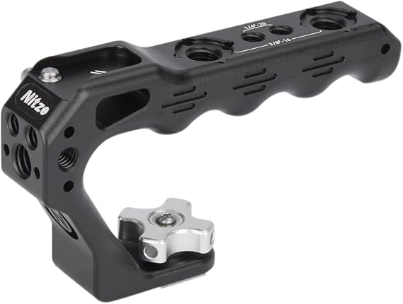 Nitze Mini Camera Top Handle, Cold Shoe Top Handle - PA28M-D3 | Ergonomic Design, Built-in Anti-Off Cold Shoe