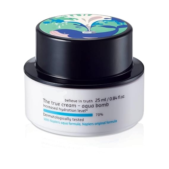 TU The True Cream Aqua Bomb, Hydrating Moisturizer for Face | Ultra-lightweight, gel-cream | Daily Use Hydarting Face Cream | For Normal, Combination, and Oily skin types