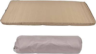 Inflatable Mattress Thicken Reusable Automatic Inflatable Sleeping Pad Portable Outdoor Camping Vehicle Khaki