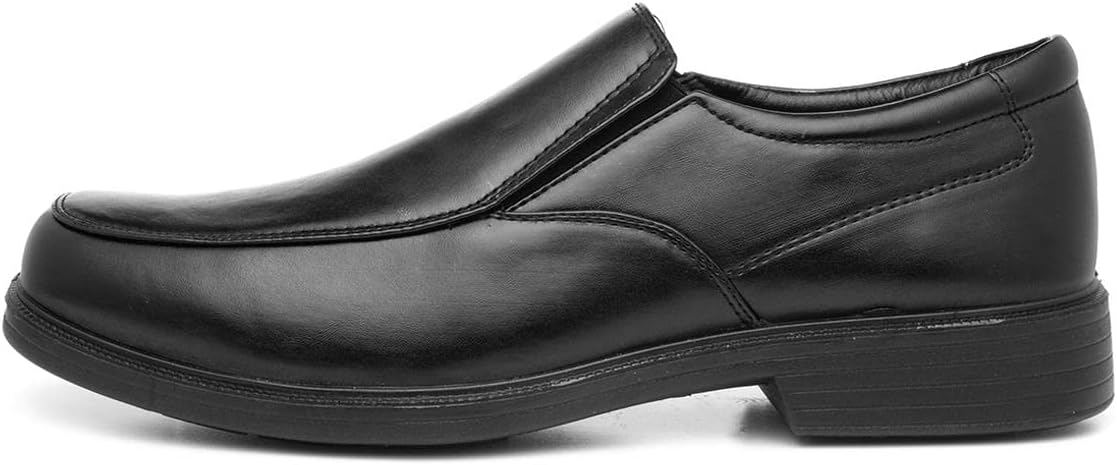Hobos Mens Black Slip On Formal Shoe