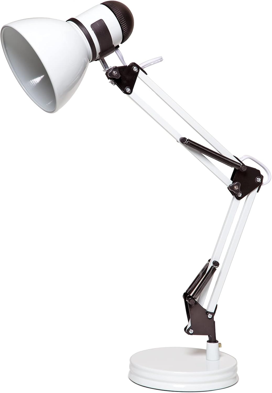 Boston Harbor TL-WK-134E-WH-3L Desk Lamp Swing Arm, White
