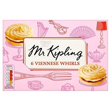 Mr Kipling Viennese Whirls 6 Per Pack