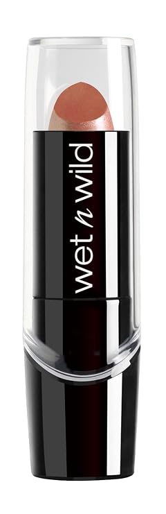 wet n wild Silk Finish Lipstick, Hydrating Rich Buildable Lip Color, Formulated with Vitamins A,E, Macadamia for Ultimate Hydration, Cruelty-Free & Vegan - Breeze
