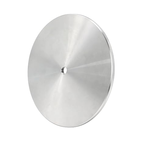 Aluminum Grinding & Polishing Disc Base Plate - 8" x 1/2" Arbor for Flat Abrasive Wheels & Slant Cabber Machines & Backer-Disc - 1 Pack