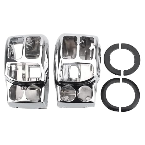 Handlebar Switch Housing Kit Fit for 2014-Later Harley Touring Electra Glide Road Glide Street Glide Road King Tri Glide Freewheeler (Chrome)