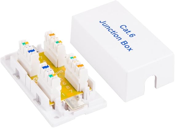 Cable Leader Cat6 Junction Box, 110 Punch Down Style
