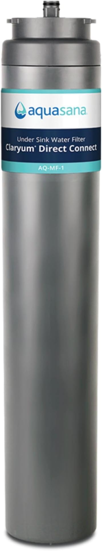 Aquasana Under Sink Replacement | Claryum Direct Connect | AQ-MF-1-R | Fits AQ-MF-1 | Lasts Up To 6 Months | WQA Certified to NSF Standards | Claryum Filtration