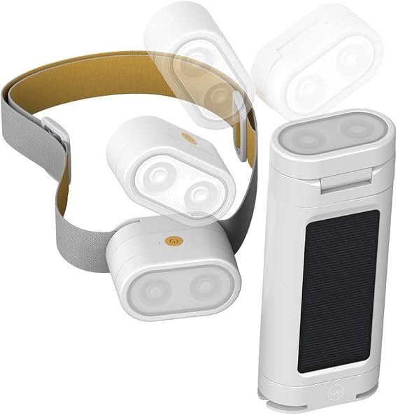 BioLite Luci Beam Headlamp & Flashlight, Solar Powered, 300 Lumens