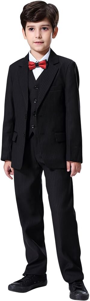 NIMBLE Boy's Formal Suit Set Black