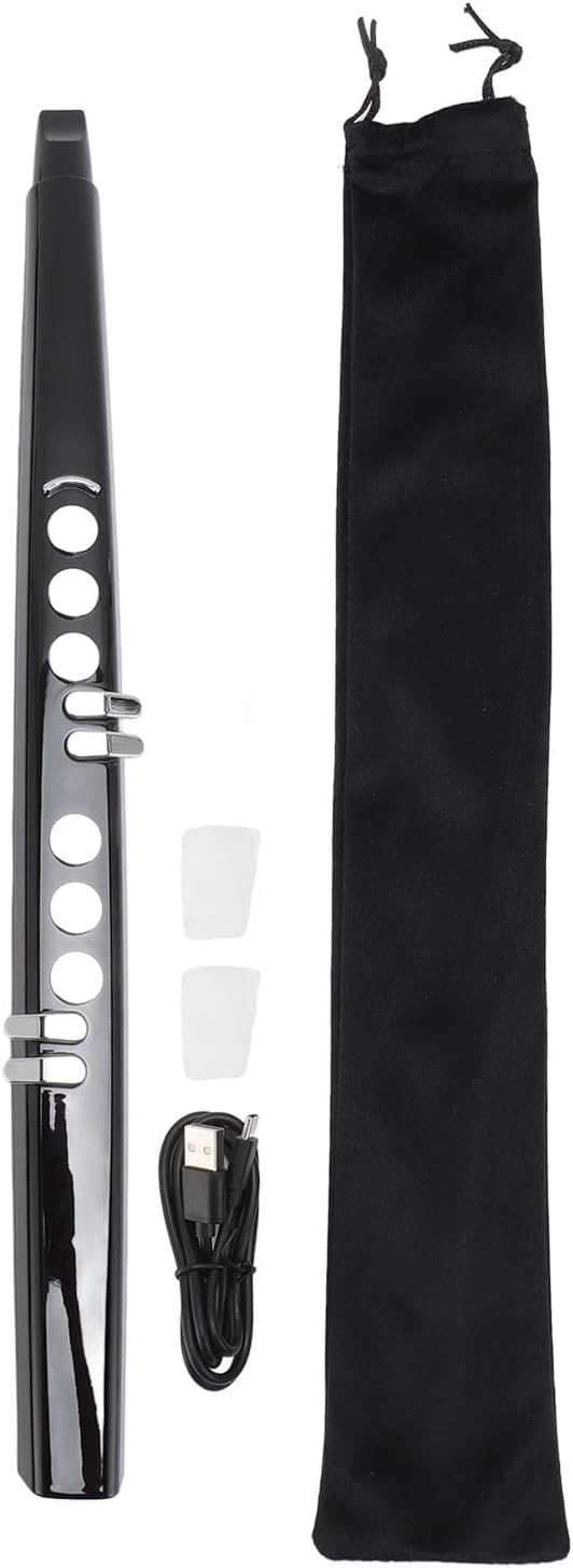 MIDI Electronic Saxophone, Electronic Wind Instrument Support 13 Tone Options,with 12 Kinds of Accompanying Sounds, and 15 Levels of Volume Adjustable,for Adults Beginners