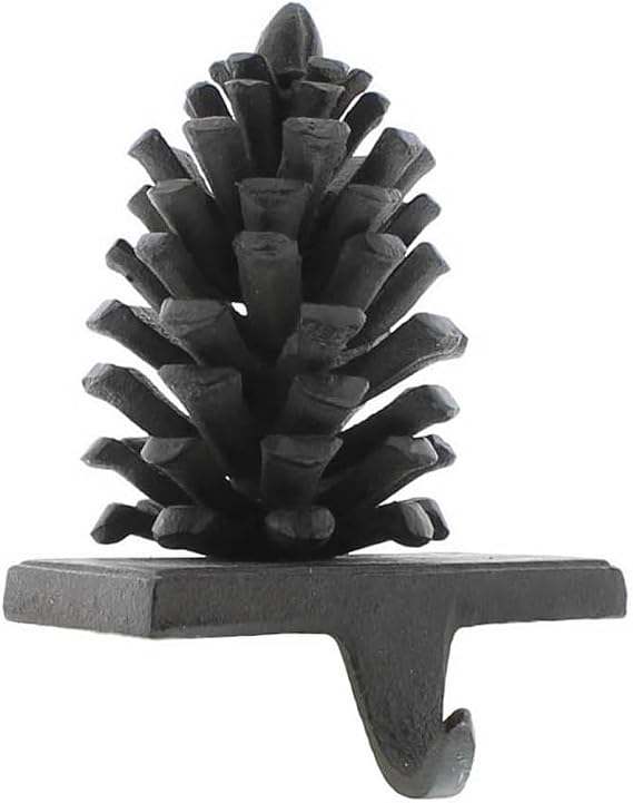 Pinecone Stocking Holder - Cast Iron