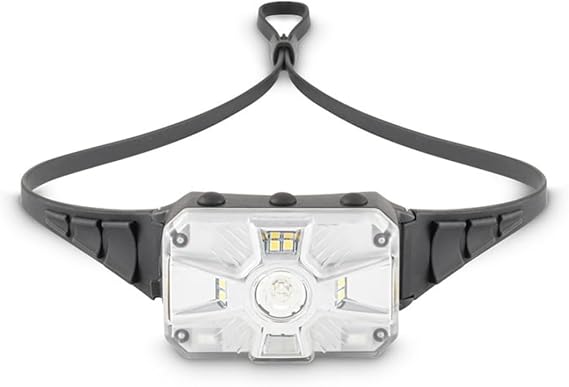 Panther Vision LED Rechargeable Headlamp - Adaptev Headlight Flashlight with Inertial Gyroscope - LED Head Lamp with Ultra Bright Flashlight with Red and Waterproof for Running, Hiking, Camping