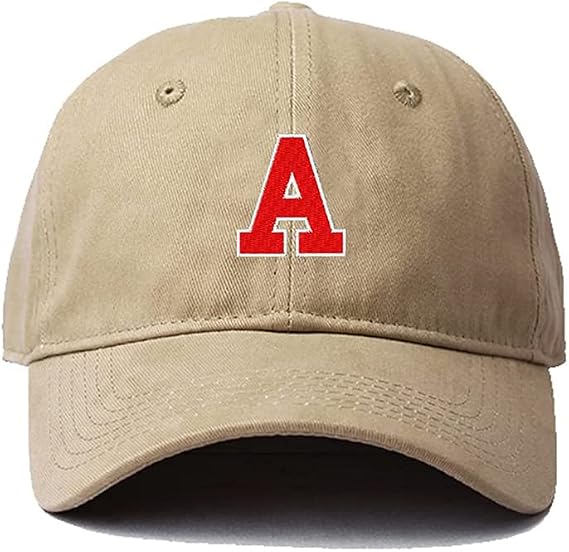 Men Baseball Cap Athletic Letter A Embroidery Hat Embroidered Adjustable Hats Cotton Caps Unisex