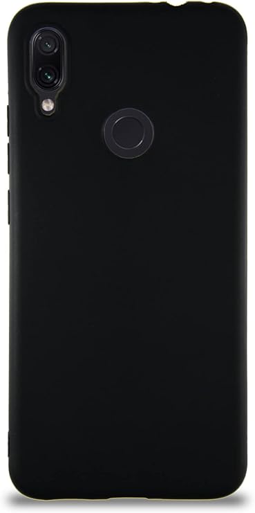 KZY İletişim Xiaomi Redmi Note 7 ile Uyumlu Kılıf Soft Premier Renkli Silikon Kapak - Siyah