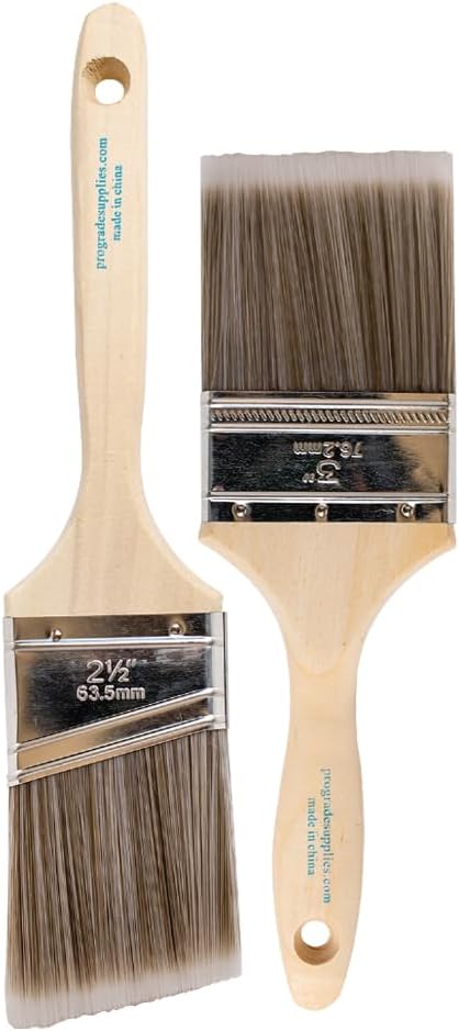 Pro Grade - Paint Brushes - 2Pk - Paint Brush Set