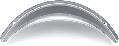 SMT- 1Pair 4.5 Steel Passing Lamp Visor SPOTLIGHT VISOR Compatible with Harley Touring Dyna Sporster [PN: MT325-022]