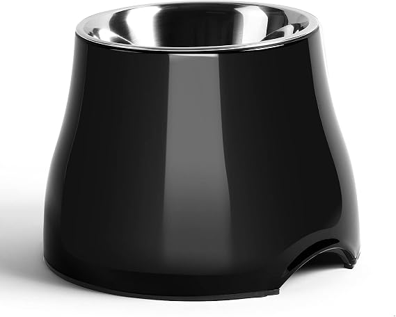 yoken Elevated Dog Bowls,[Prevention of Vertebrae Disease] Non-Slip,Stainless Steel Bowl,High Capacity,for Medium/Small Size Dogs