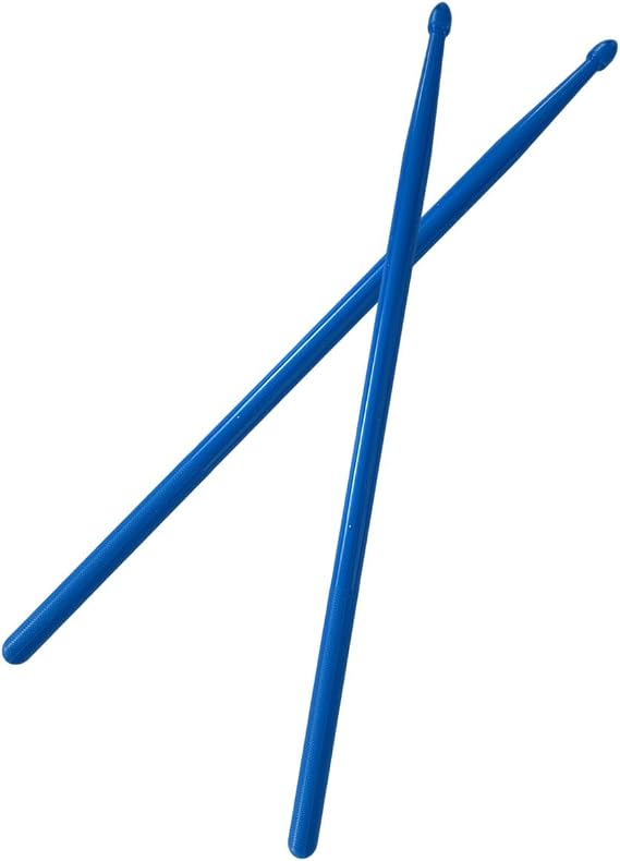 Plastic Drumsticks 5A, Durable 16.3 Inch Drum Sticks (100g/3.53 oz Pair), Weather-Resistant Practice Sticks for Training