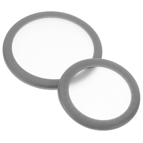 Stethoscope Diaphragm Replacement Spare Parts Kit 2pcs with Floating Design Pvc Material Captures Subtle Heart and Breath Sounds for Adults