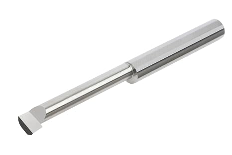 Micro 100 BBM-060528X Boring Tool - Right Hand - Sharp, 5.4 mm Min Bore Dia, 28 mm Max Bore Depth, 1.25 mm Proj, 2 mm Offset, 6 mm Shank Dia, 57 mm OAL, AlTiN