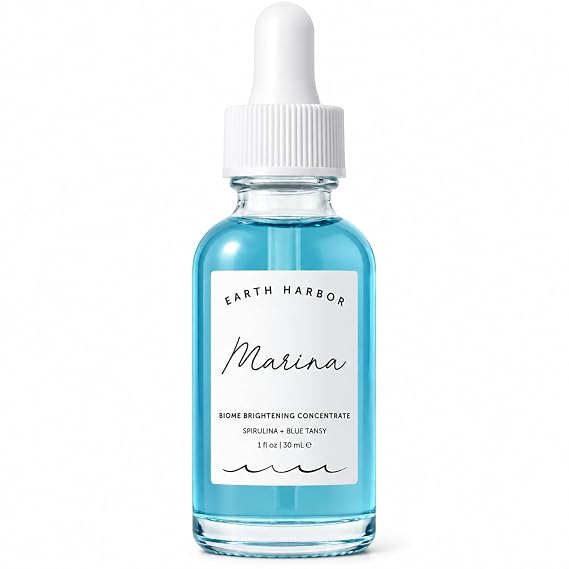 Earth Harbor Marina Biome Concentrate, Squalane & Blue Tansy Facial Serum