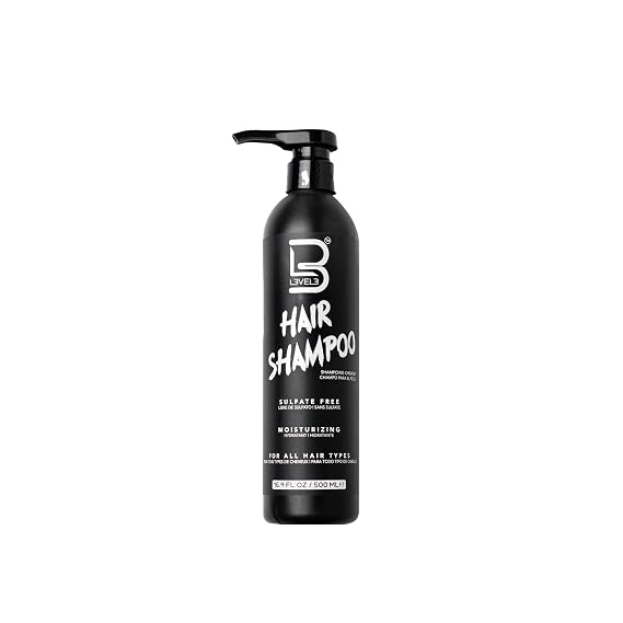 L3 Level 3 Sulfate-Free Hair Shampoo, Anti Frizz, 16.9 oz | Sulfate-free cleansing formula, cleanses hair without heavy residue, for routine hair care