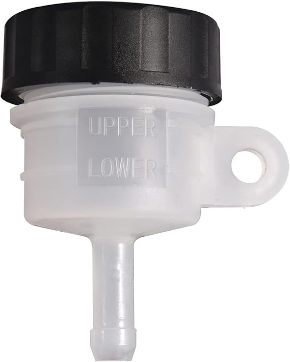 WOOSTAR Motorcycle Rear Brake Fluid Reservoir Oil Cup Replacement for 50cc 90cc 110cc 125cc ATV Dirt Pit Bike