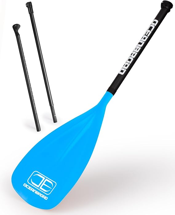 OCEANBROAD Carbon Fiber SUP Paddle, 3 Piece Adjustable Paddle Board Paddle