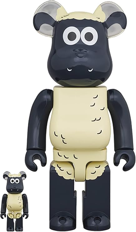 MEDICOM TOY CORPORATION Shaun The Sheep 100% & 400% BEA 2PK