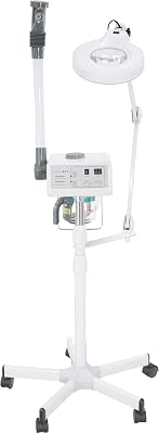 SKINACT Euro Facial Steamer with Aroma Therapy with LED Magnifying Lamp