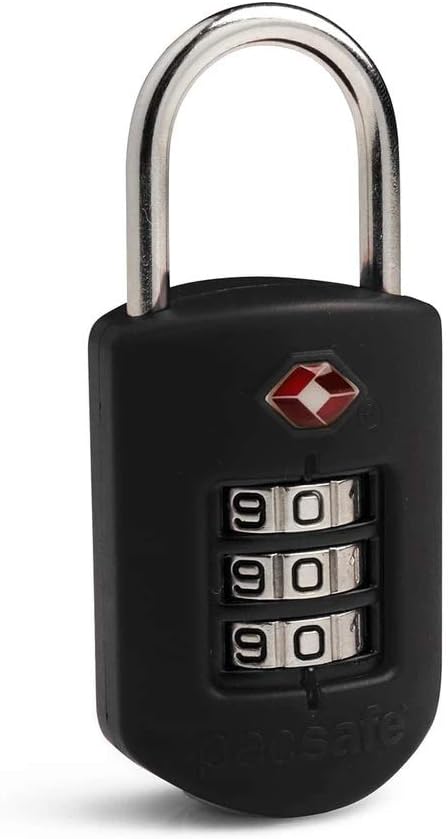 Pacsafe Prosafe 1000 TSA Accepted Combination Lock, Black
