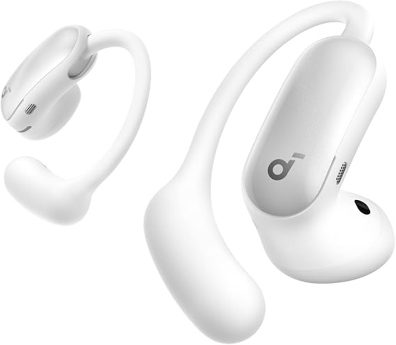 Soundcore AeroFit 2 Pro by Anker, Dual-Form Earbuds, Open-Ear & Active Noise Cancellation Forms, 5-Level Adjustable Ear Hooks for Dual Forms, Hi-Res Audio with LDAC, 4-Mic AI Clear Calls