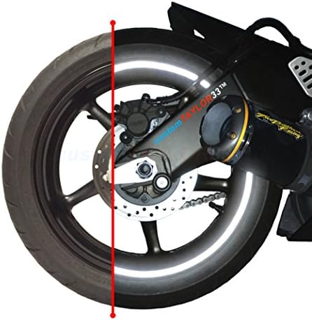 customTAYLOR33 Black Engineering Grade Reflective Copyrighted Rim Tapes - Must Select Your Rim Size