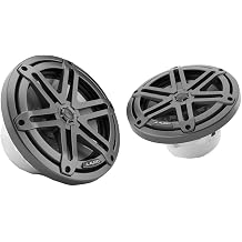 JL Audio M3 Series 7.7" Marine Coaxial Speakers w/Grey Metallic Sport Grilles - M3-770X-S-Gm [010-03066-00]