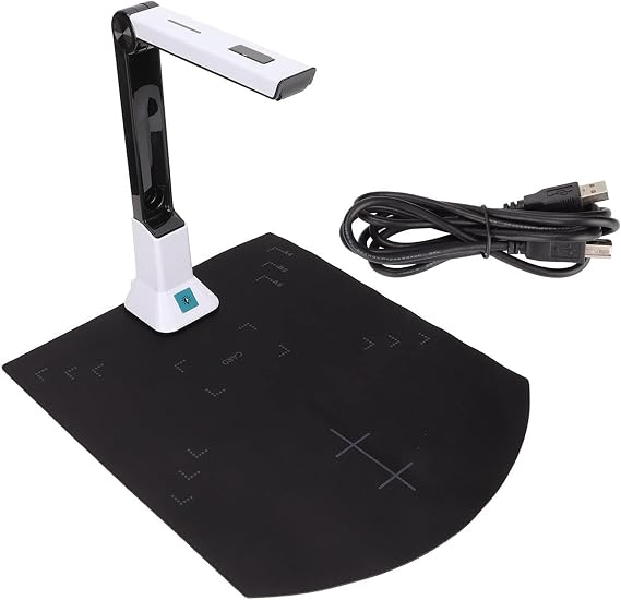 Document Camera, 8MP Auto Focusing USB Document Camera Scanner for Scanning Files Notes Picture