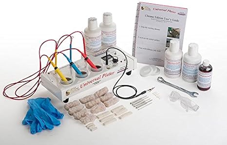 Universal Plater Gold Plating Kit- Chrome Edition - Brush Plating System with 24k Brush Gold Solution