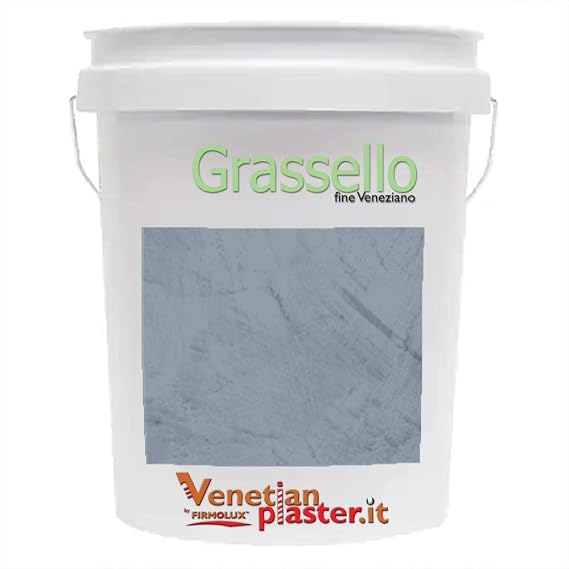 Grassello Authentic Venetian Plaster | Polished Plaster | Made in Italy from Lime & Marble | Gray/Dark colors (24) | Color: BM2128-40 Oxford Gray