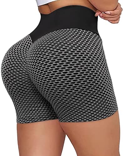 Scrunch Butt Lifting Booty Shorts for Women High Waisted Workout Biker Shorts Gym TIK Tok Leggings